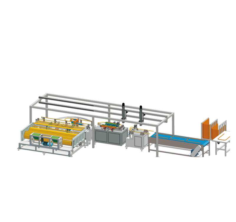 圆管梯前后、后脚自动生产线